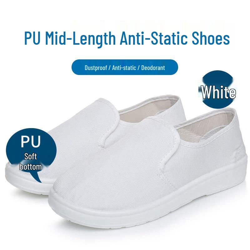Rzhengde Anti-static Canvas Cleanroom Safety Shoes 38