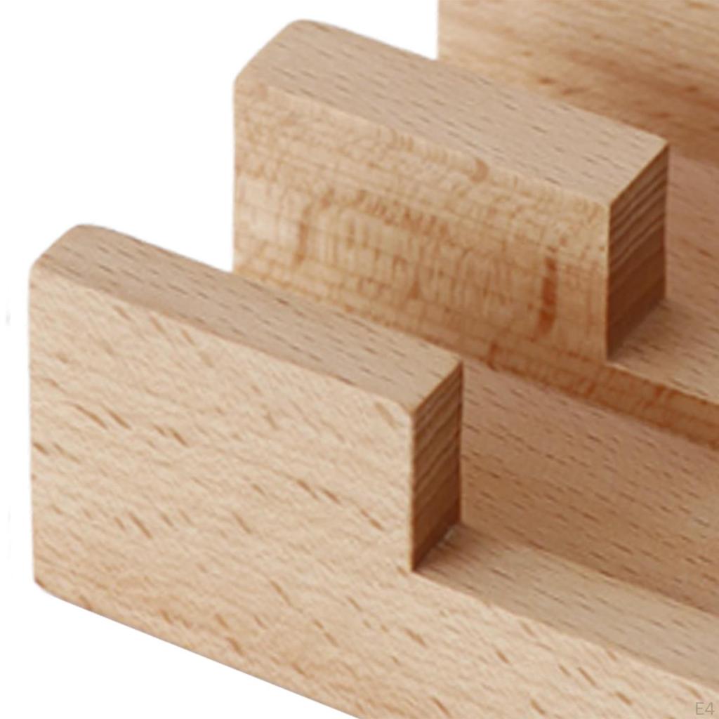 Wood Sushi Holder Display Stand Decorative Novelty Kitchen Gadget Platter Rack for Tabletop Party