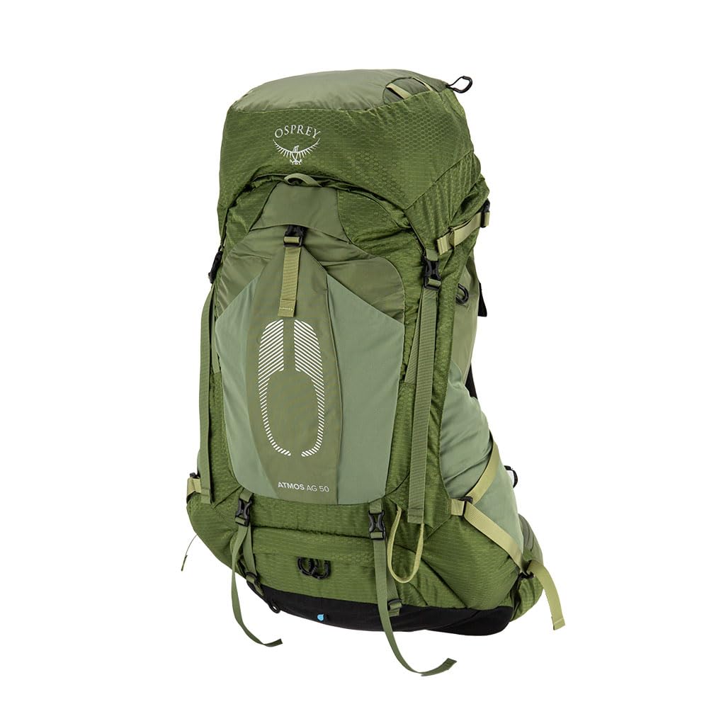 

[Osprey] Backpack Rucksack 53L Atmos Trekking Mountaineering Outdoor Men s Travel Technical Pack 10004008 Mythical Green Technical Packs Atmos AG 50