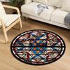 Bedroom Kids Play Floor Carpet Door Mat Modern Living Room Carpet Notre Dame Church Painted Round Room Carpet Chair Mat