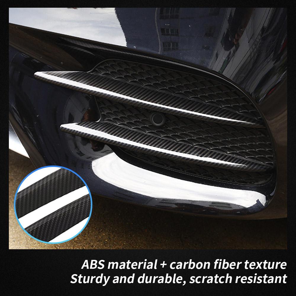 Auto-Styling Nebelscheinwerferleisten Lufteinlassgitter Abdeckung Trim ABS für Mercedes Benz W213 E-Klasse 2016- Auto-Styling