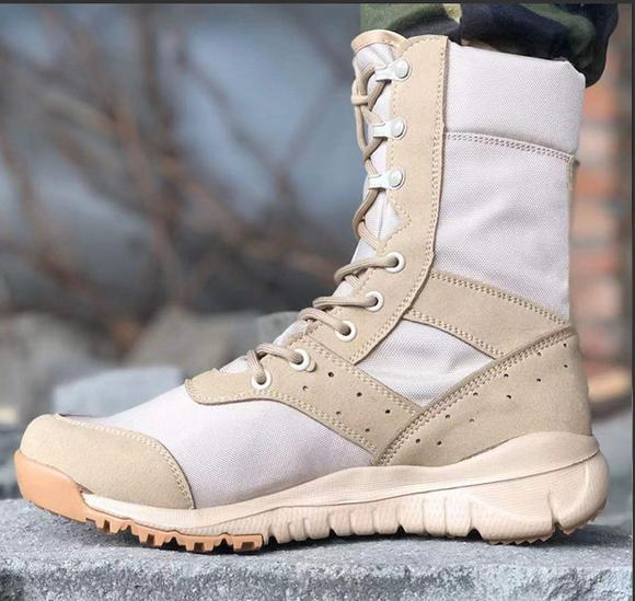 11 Men's Work Shoes SFB Light Men Ankle Waterproof Lace Up Tactical Boot Fashion Mesh Motorcycle Boots