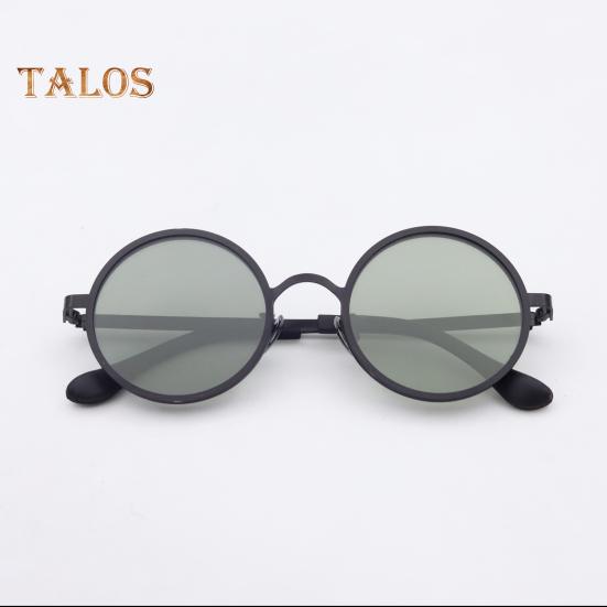 Verstellbare runde Sonnenbrille mit Metallrahmen, rutschfester UV-Schutz, polarisierte Brille für Herren und Damen, für den Außenbereich, Strand, Angeln, Autofahren, Radfahren