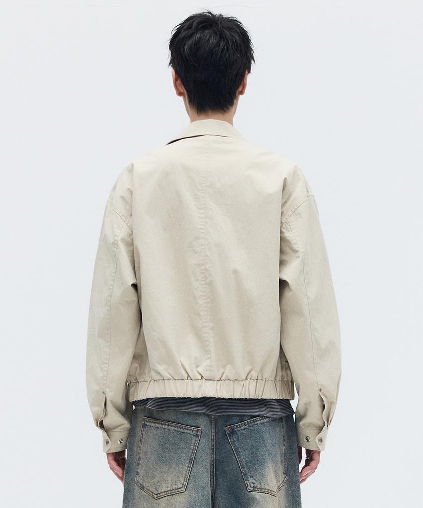 Maison Mined Overlayed Pocket Blouson Beige