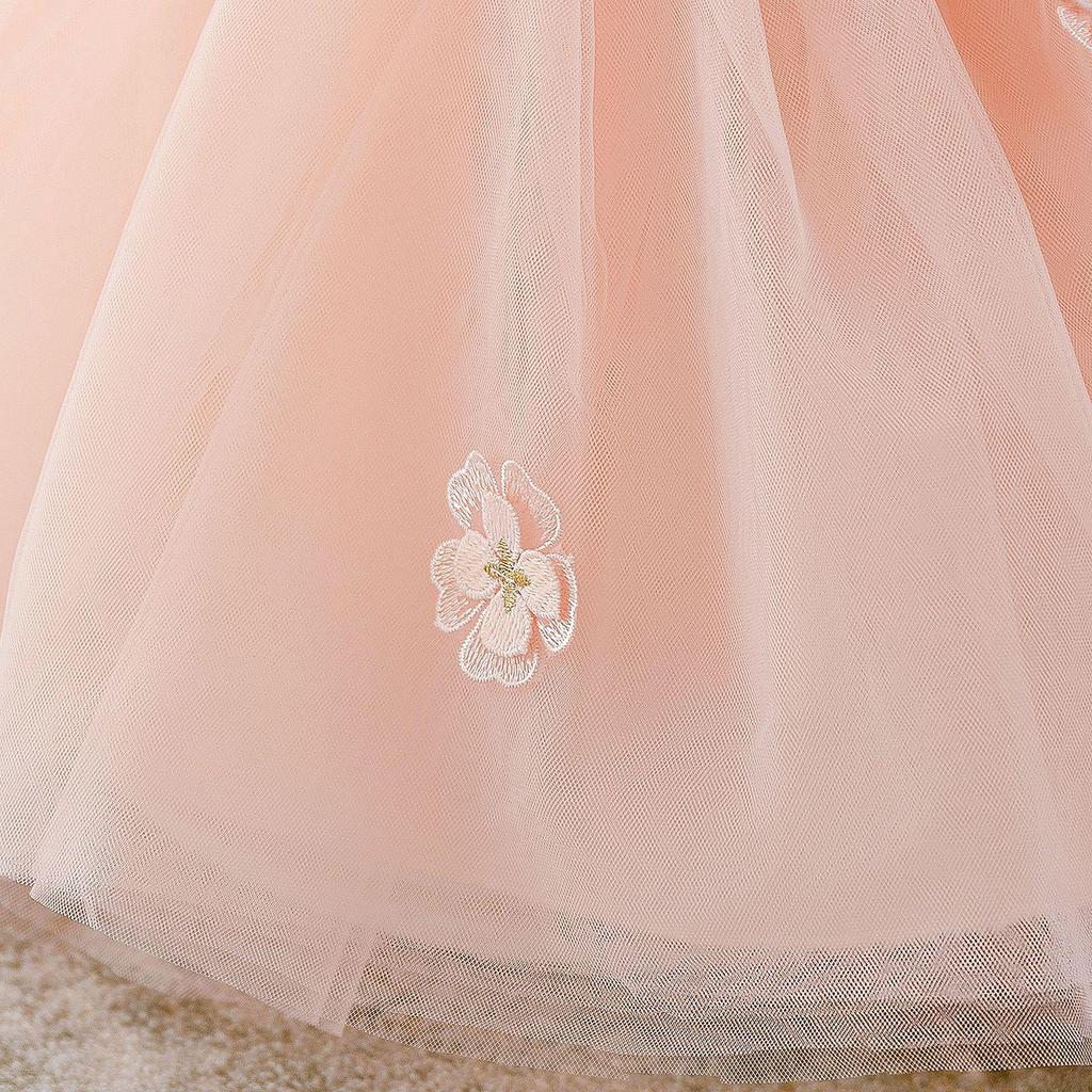 2026 New Style Baby Girl 1st Birthday Princess Dress - Puffy Skirt for Piano Performance