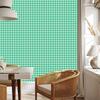 Geometric rhombus wallpaper in teal and mint for the living room and bedroom 50x1000