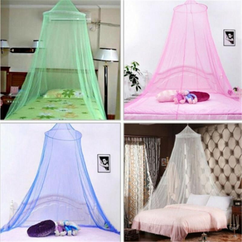 Mosquito Bed Net Curtains Canopy Round Insect Reject Net Netting Dome Tent Bed