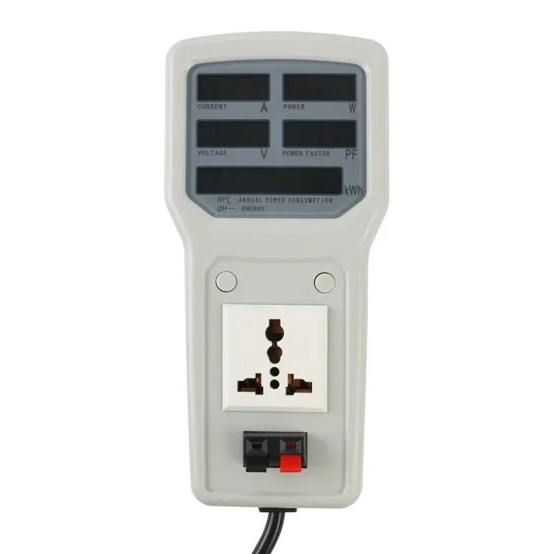 Meter Power Handheld Power Analyzer LED Metering Socket Measurable Current Voltage Power Factor 0.001A-10A 100-240V