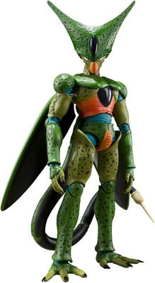 TAMASHII NATIONS Dragon Ball Z Cell Erste Form, ca. 170 mm große, bemalte, bewegliche PVC-ABS-Figur von SHFiguarts (Neuauflage) &