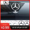 Heißer Autoaufkleber Zinklegierung Auto Frontklappe Emblem Motorhaube Label Abzeichen Aufkleber Für Mercedes Benz W204 W210 W220 W212 C180 C20