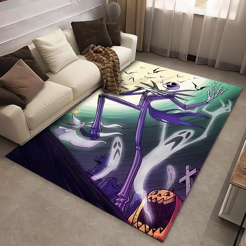 Classic Movie Nightmare Before Christmas Jack Large Carpet LivingRoom Home Decor Sofa Table Rug Anti Slip Chair Lounge Floor Mat