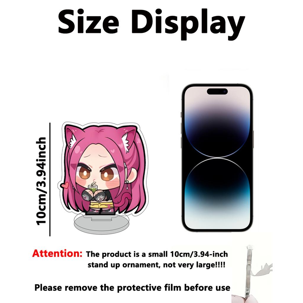 1-Piece Of K-POP Anime 10CM 2D Acrylic Stand Decoration For Bedroom, Living Room, Kitchen, Desk Decoration The Perfect Gift