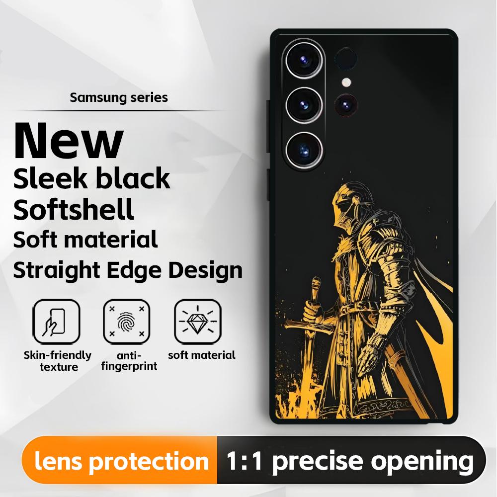 Classic Game DARK SOULS  Phone Case For Samsung Galaxy S26 S25 S24 S23 S22 S21 Plus Ultra Note20 Soft Black