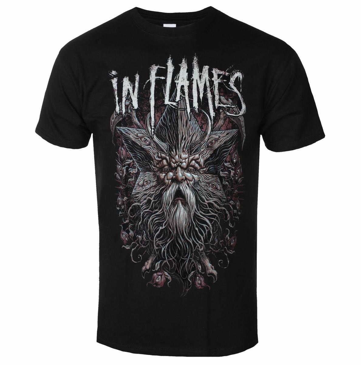 In Flames Eternal Life Art Pattern Melodic Death Metal Band TShirt Casual Street Style Cotton TShirt For Unisex And Unisex S