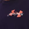 Under Armour Solid Color Back Print Breathable Casual Running Outdoor Training Fitness Crew Neck Short Sleeve T-Shirt Women T-Shirt Purple 1369878-570