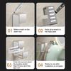 2Pcs Stainless Steel Washbasin Hook Multifunction Punch-Free Kitchen Bathroom Rack Basin Storage Rack Towel Hanging Holder