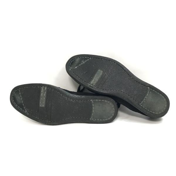 Diesel Lightweight Breathable Mesh Leather Sneakers Black X Blue Size USA9 (27.0cm)(USED)