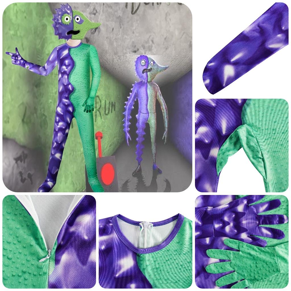 2023 Kinder Bühnenauftritt Kostüm Ld138 Lila Cartoon Garten Kostüm für Jungen und Mädchen