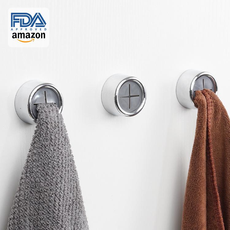 Kreativní samolepicí nástěnný háček na ručníky a oblečení, silný lepicí háček bez vrtání do kuchyně a na kolej