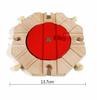 Wooden Train Track Accessories Parking Lot Railway Station Fit for Thomas Biro Multiple Tracks Educational Toys for Children