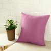 Plain Solid Color Throw Pillow Case Home Sofa Linen Cotton Square Cushion