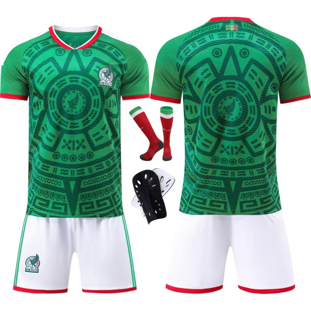 2627 Weltmeisterschaft Mexiko Heimtrikot Nr.. 4 9 Raul Nein. 11 Kinderanzug neues grenzüberschreitendes Fußballtrikot