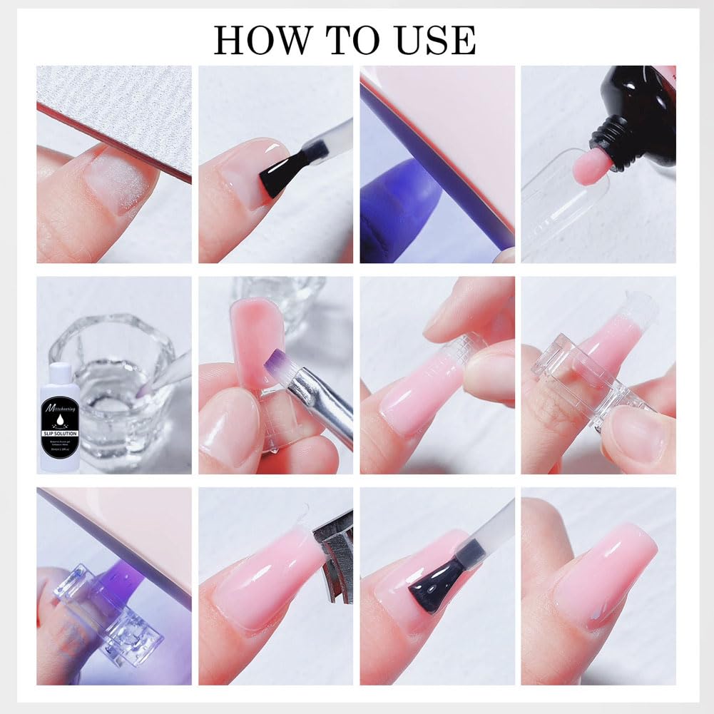 OVERTANG Maniküre Pediküre Set 12 Teile UV LED Nagellampe Mehrfarbig ABS Nagelpflege-Set