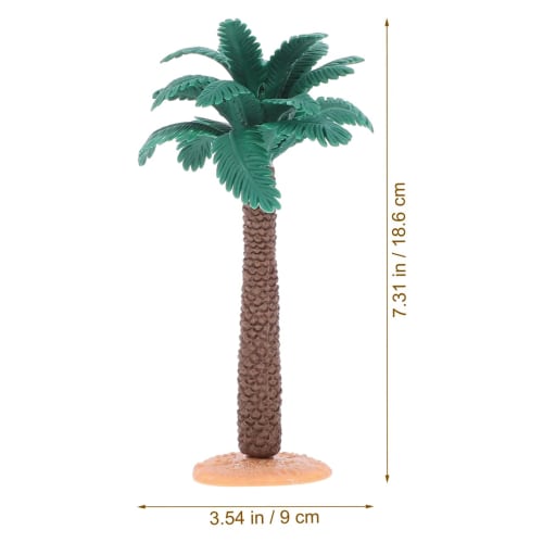 KALLORY Realistic Trees, Set of 3, Landscape Model Trees, Interior Greenery for Miniature Gardens, Artificial Plant Decorations, PVC, Perfect for Desk