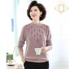 Pa Si Te Fleece Lined Mock Neck Pullover Knit Sweater