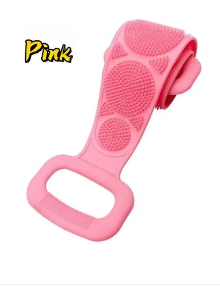 Silicone body sponge exfoliating back scrubber for peeling, massaging, relaxing, full body bathing tools for both men and women
