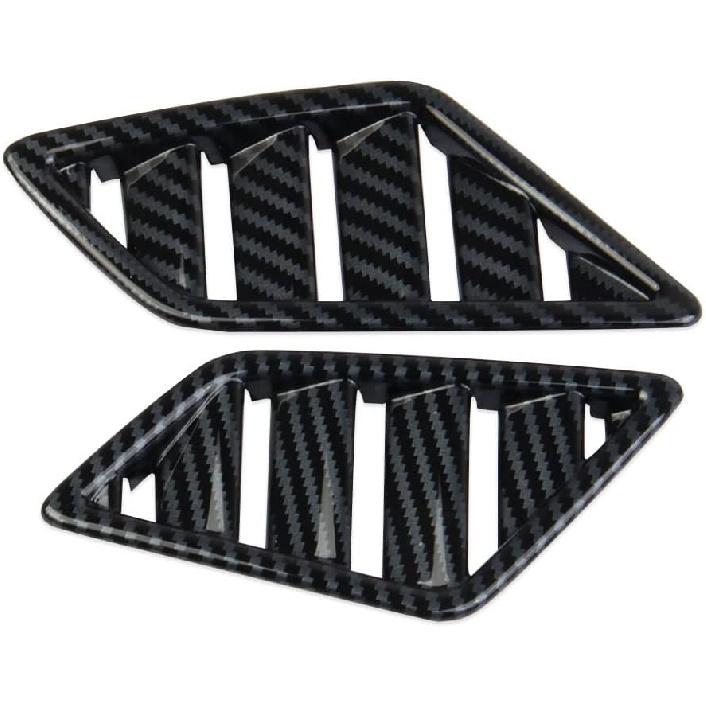 Carbon Fiber Dashboard Upper Side Air Vent Cover Trim Accessories for Mitsubishi Outlander 2022-2026