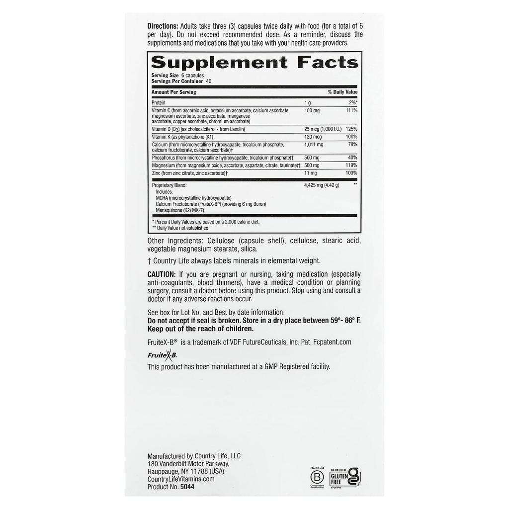 Bone Solid®, 240 kapslí