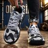 Camouflage Wide Toe Shoes Comfortable Soft Sole Breathable Walking Sneakers Fashionable Trendy Outdoor Loose Training Men's Shoe