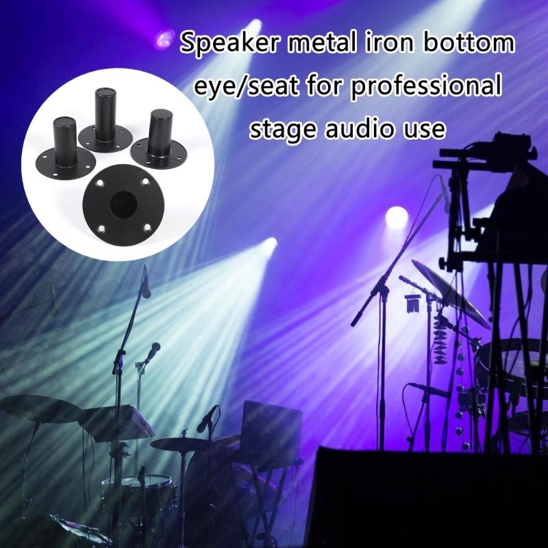 Heavy Duty Metal Speaker Stand Base Iron Lower Sound Seats for Professional Stage Use Easy Installation
