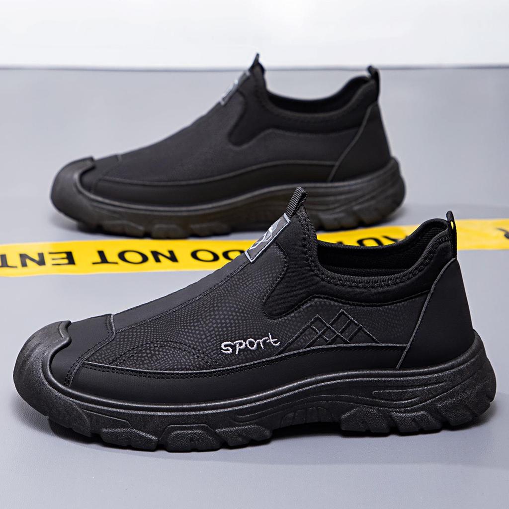 Herren Vielseitige Slipper Freizeitschuhe - Dicke Sohle, Bequem, Einfache Outdoor Papa Schuhe.
