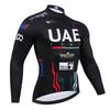 Uae Team Autumn Long Sleeve New Racing MTB Spring Long Cycling Jersey Set Bike Cycling Bicycle Clothing Uniform Ropa Ciclismo