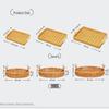 Madly Snack & Fruit Tray - Handwoven Rattan Storage Basket for Living Room