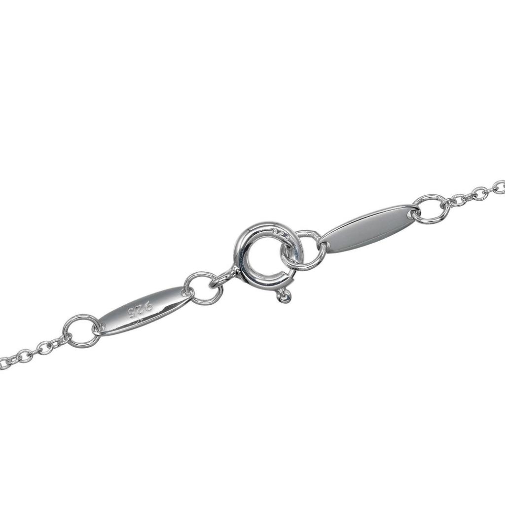 TIFFANY&Co. Open Cross Necklace Silver925 3.28g Women Used