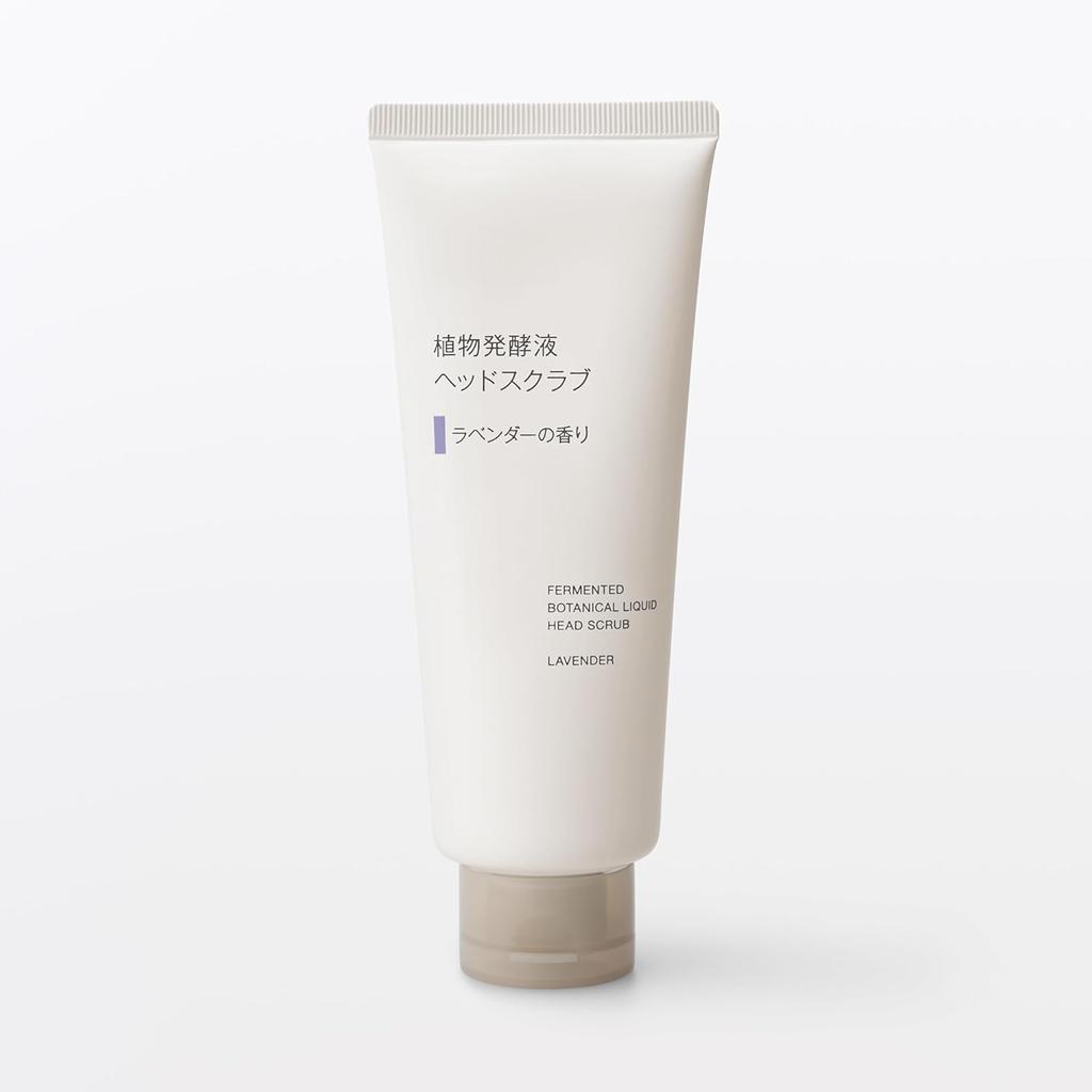 Muji Plant Fermented Liquid Head Scrub Lavender Scent 200g
