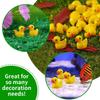 100/50/20Pcs/set Mini Resin Ducks Tiny Duck Miniature Figures Bulk Little Duck Charms for Party, DIY Micro Landscape Decorations