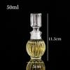 European Style Transparent Glass Carved Small Wine and Liquor Bottle/Vase