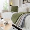1 Stück Schlichtes Sofa-Handtuch, Rutschfestes Design, Einfarbig, Verdickte Sofa-Schutzabdeckung, Anti-Haustier-Kratzer, Waschbare Couchkissen