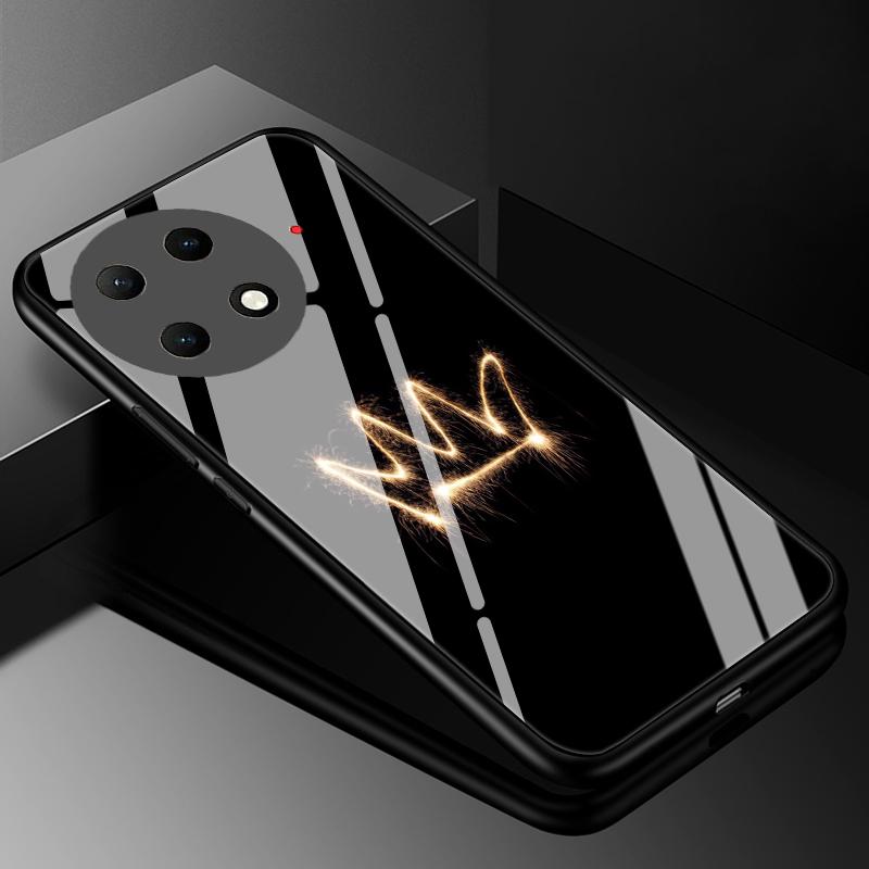 For Tecno Camon 30S 30 20 Pro 4G Case Cover Tempered Glass Cases for Tecno Spark 30C 30 Pro Plus Go 1 2025 2023 Hard Back Bumper