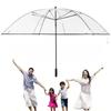 Extra Grote Transparante Paraplu's Professionele Stormbestendige Regenparaplu Strandparaplu Bescherming Parasol Lichtgewicht