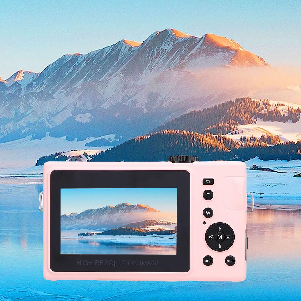4K Digital Camera for Photography Auto  6 P HD Camera with 10 Filters Front Flash 3 Inch Screen