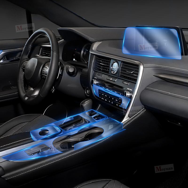 Per Lexus RX 300 350 h 2016- Interni Auto Console Centrale Trasparente Pellicola Protettiva in TPU Antigraffio Pellicola Riparativa Accessori
