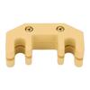 Violin Practice Mute Rubber Coating Aluminium Alloy Viola Fiddle Silencer for Musical Instrument