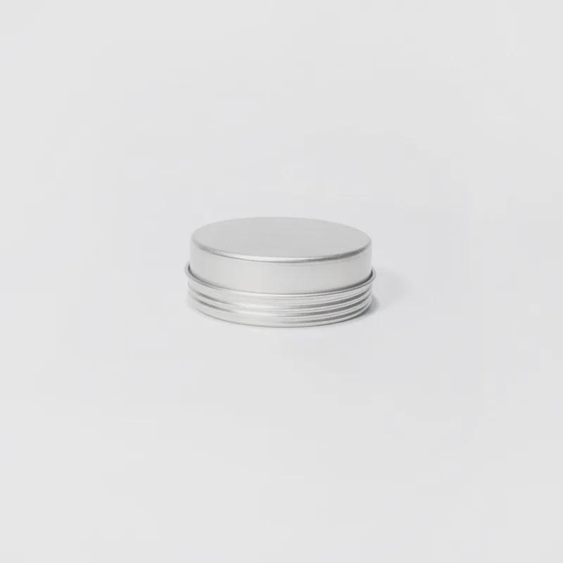 25ml Aluminum Nail Box Aromatherapy Candle Jar, Solid Perfume Container, 48x18mm