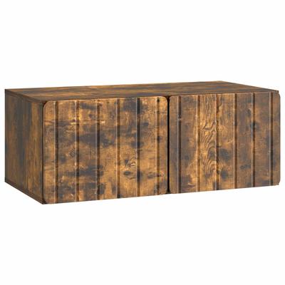 Wandmontiertes TV-Schrank Smoked Oak Finish 78,5 x 41 x 30 cm