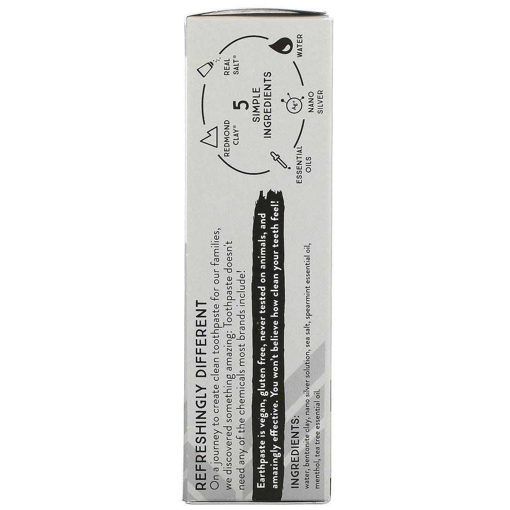 Redmond Trading Company, Earth Toothpaste, Mineral Toothpaste, Sugar-Free, Spearmint, 4 oz (113 g)